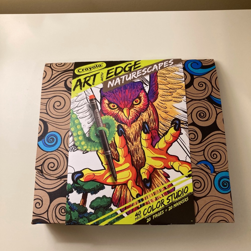NWT Crayola Art with Edge NatureScapes